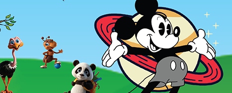 Children’s play: Mickey Mouse on the Planet of Colours