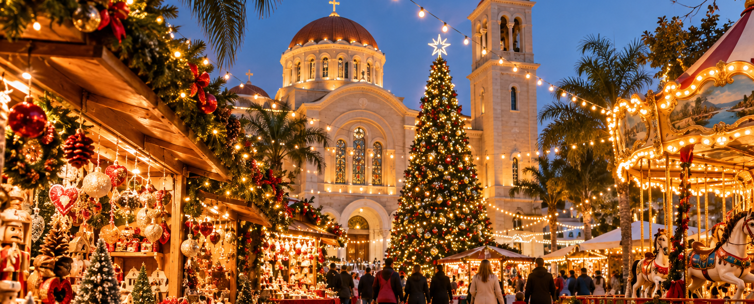 Christmas Avenue. A Christmas Festival in Limassol