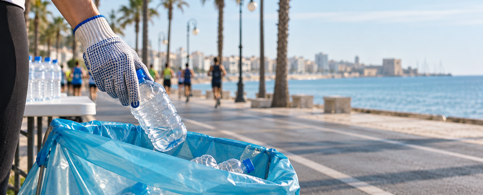 Larnaca Marathon: Volunteer Cleanup